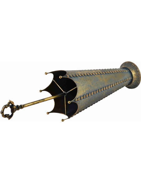 Porte-parapluies entrée métal bronze antique 78 cm Valdoria  - 4