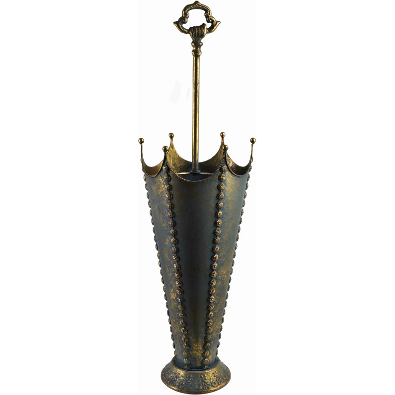 Porte-parapluies entrée métal bronze antique 78 cm Valdoria  - 1