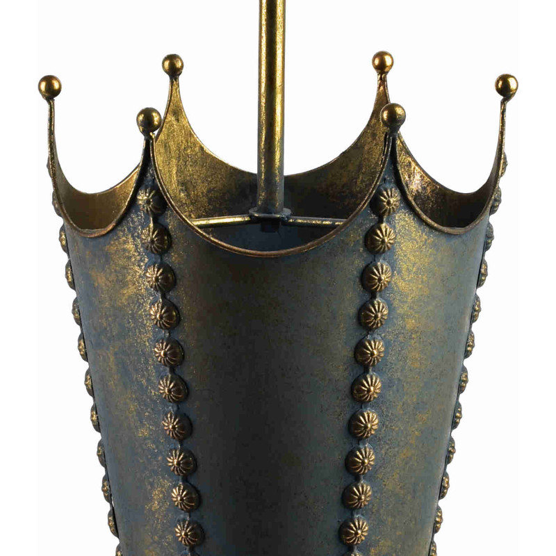 Porte-parapluies entrée métal bronze antique 78 cm Valdoria  - 3
