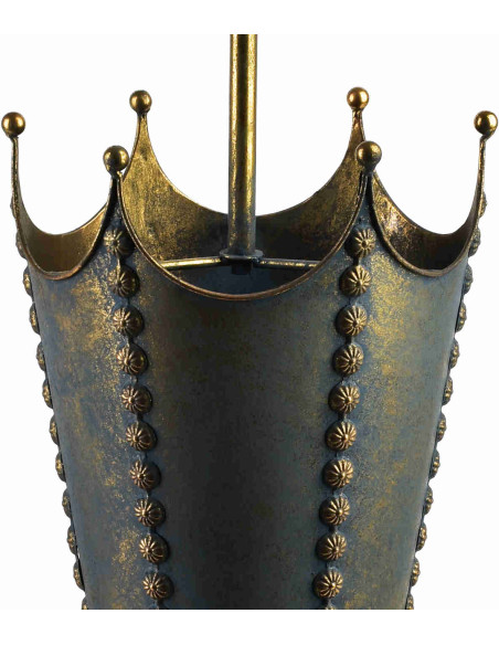 Porte-parapluies entrée métal bronze antique 78 cm Valdoria  - 3