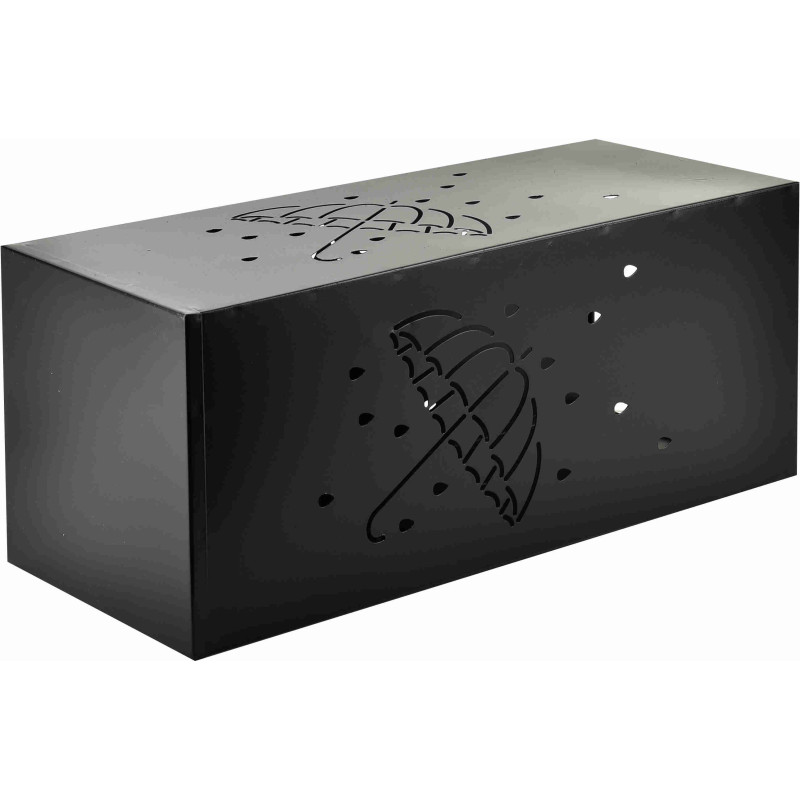 Porte-parapluies noir métal 48,5 cm Pluviora  - 3