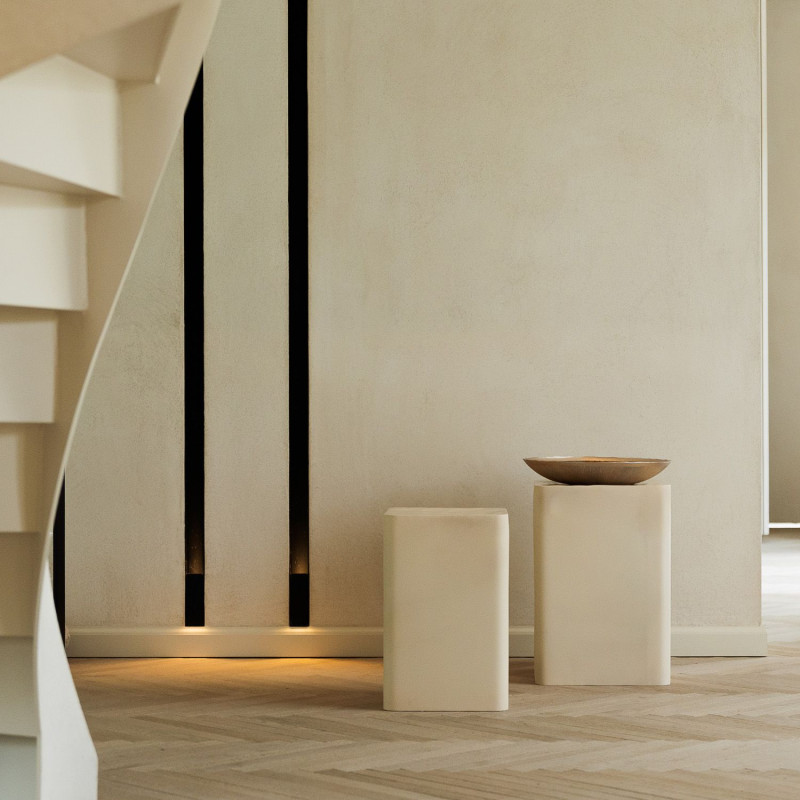 Set de 2 tables d’appoint métal ivoire Mio S|P Collection - 7
