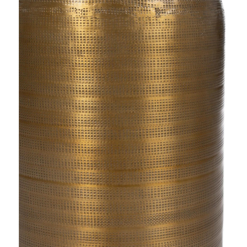 Grand vase en aluminium doré vieilli 88,9 cm Dendera Ixia - 4