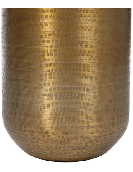 Grand vase en aluminium doré vieilli 88,9 cm Dendera Ixia - 5
