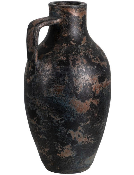 Grand vase décoratif métal doré vieilli 89 cm Naxara Ixia - 1