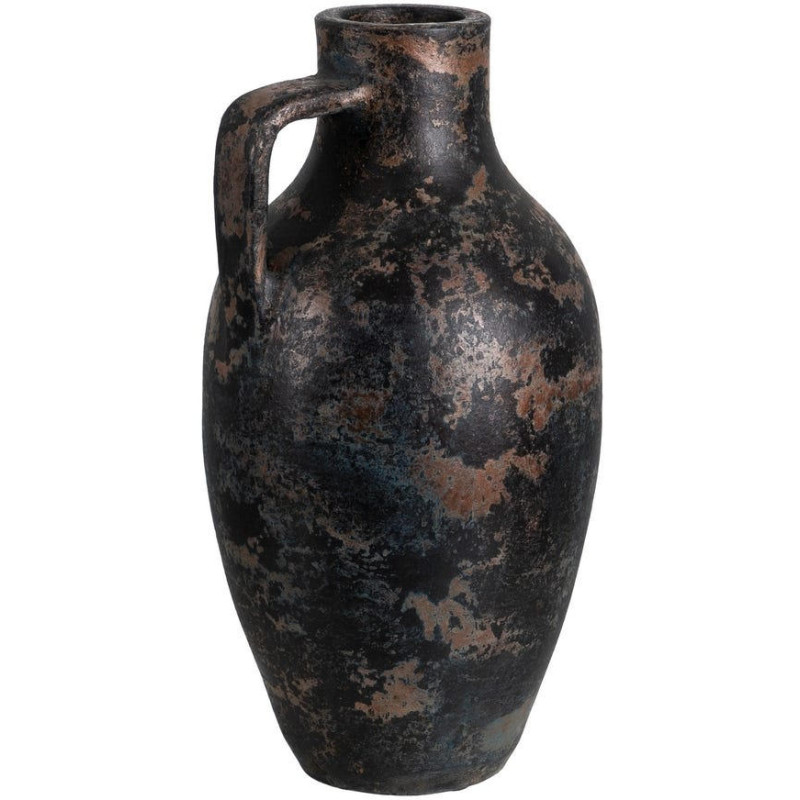 Grand vase décoratif métal doré vieilli 89 cm Naxara Ixia - 1