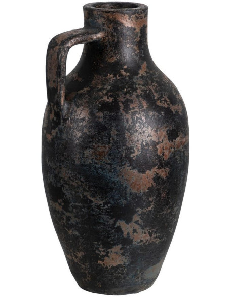 Grand vase décoratif métal doré vieilli 89 cm Naxara Ixia - 1