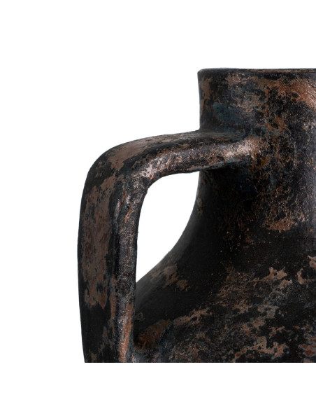 Grand vase décoratif métal doré vieilli 89 cm Naxara Ixia - 4