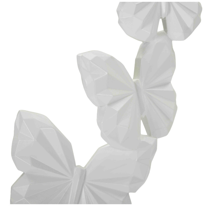 Statue papillons blanche 26 cm Butterfly Mauro Ferretti - 4