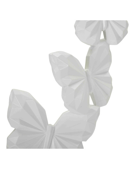 Statue papillons blanche 26 cm Butterfly Mauro Ferretti - 4