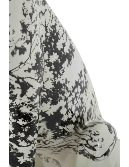 Statue léopard décorative noir blanc 42 cm Okinawa Mauro Ferretti - 6