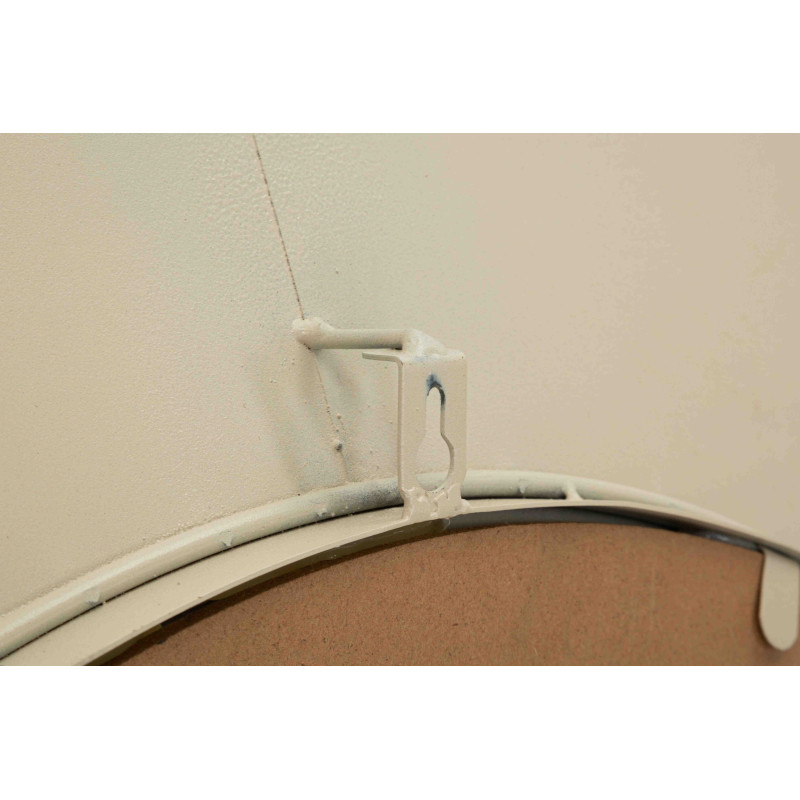 Miroir mural rond rose crème 95x95x7 cm Elizabeth Mauro Ferretti - 6