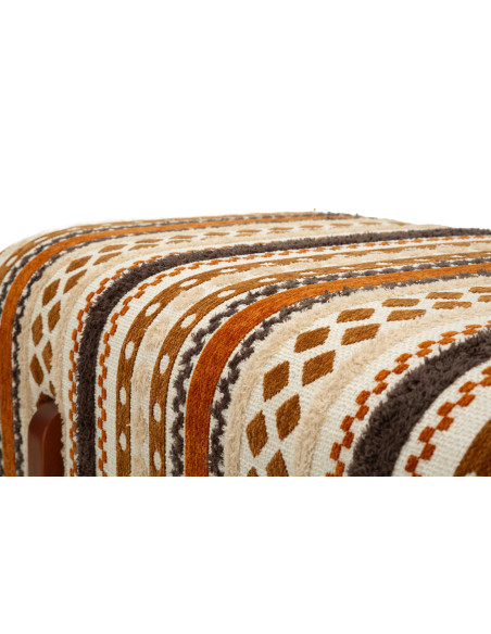 Banquette bout de lit motif ethnique 120 cm Mombasa Mauro Ferretti - 6