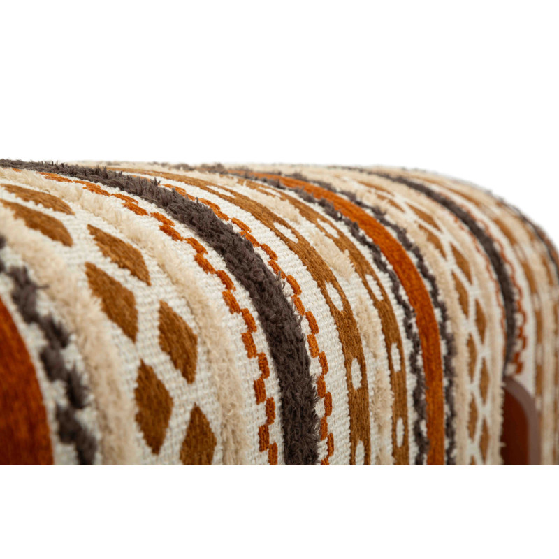Banquette bout de lit motif ethnique 120 cm Mombasa Mauro Ferretti - 8