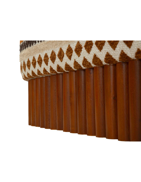 Banquette bout de lit motif ethnique 82x40x40 cm Mombasa Mauro Ferretti - 7