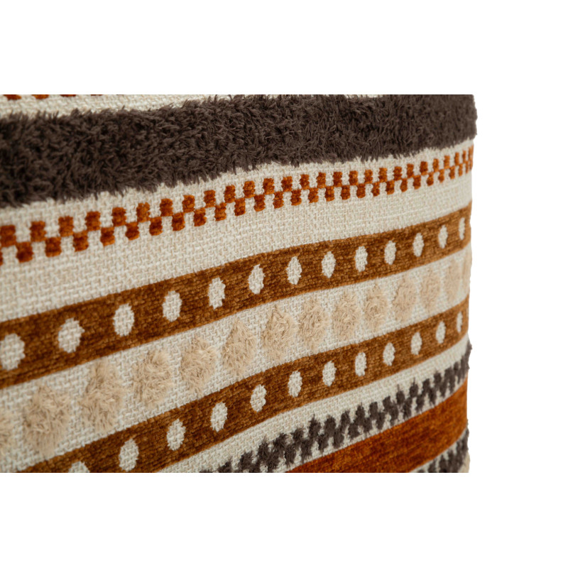 Banquette bout de lit motif ethnique 82x40x40 cm Mombasa Mauro Ferretti - 8