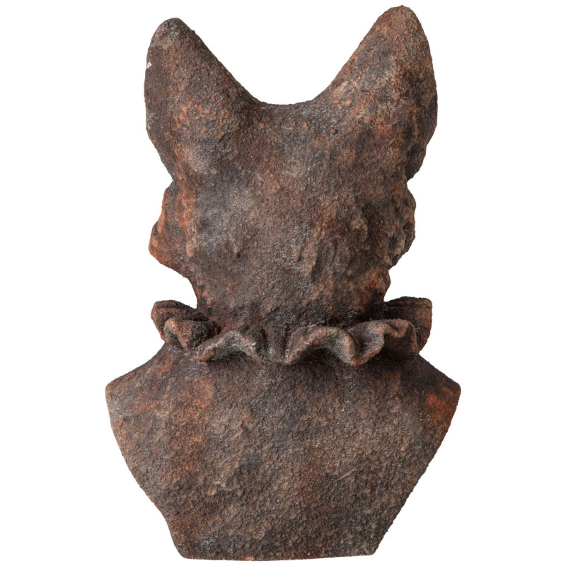 Grande statue renard décorative marron 38 cm Bialowieza J-Line - 4