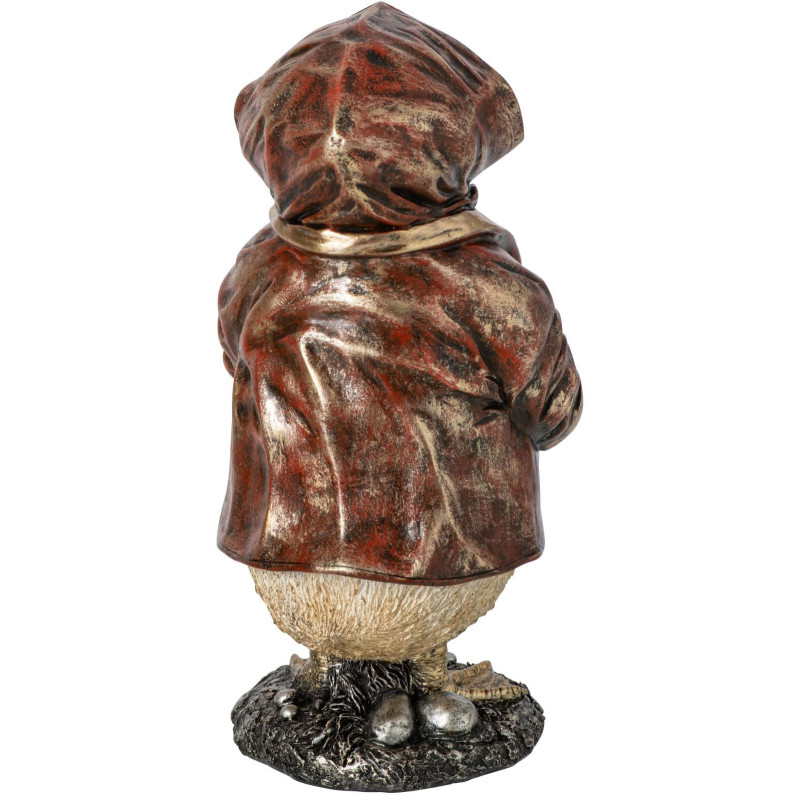 Statuette canard en ciré cuivre 22 cm Dokkum J-Line - 3