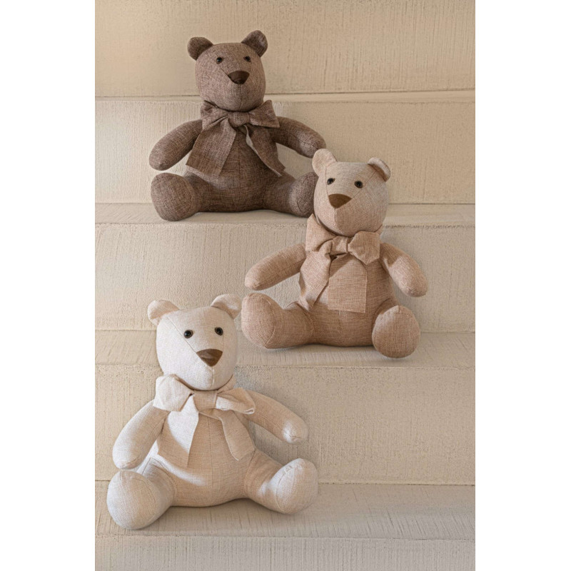 Cale-porte ours marron tissu 30,5 cm Appledore J-Line - 2