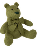 Cale-porte ours vert olive tissu polyester 30,5 cm Appledore