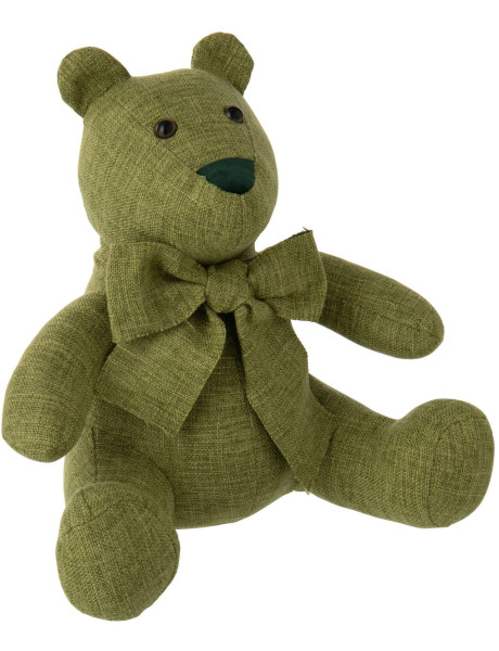 Cale-porte ours vert olive tissu polyester 30,5 cm Appledore J-Line - 1