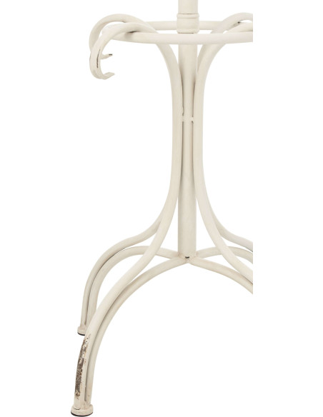 Porte-manteau sur pied blanc métal 199 cm Aurevian J-Line - 4