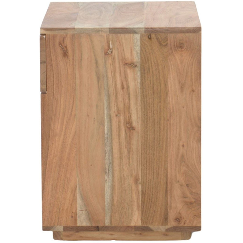 Table de chevet bois d’acacia 45x40x55 cm Nocara  - 5