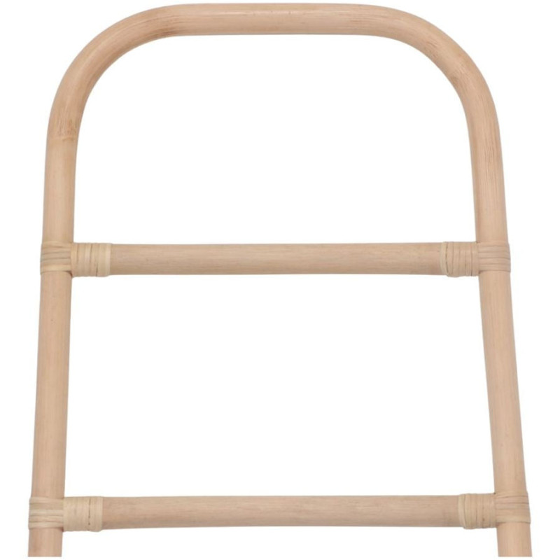Échelle décorative rotin naturel porte-serviettes 50x3x152 cm Velmiane  - 4