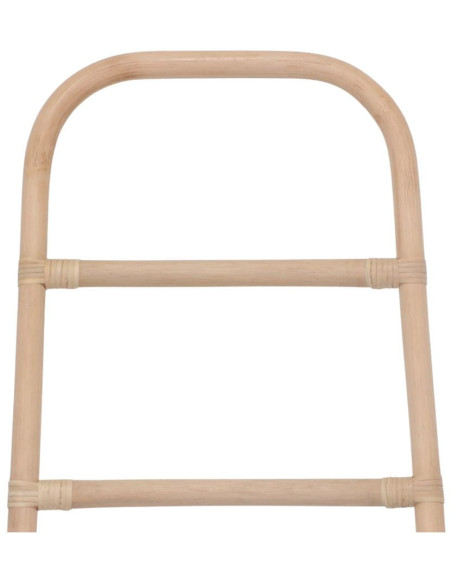 Échelle décorative rotin naturel porte-serviettes 50x3x152 cm Velmiane  - 4