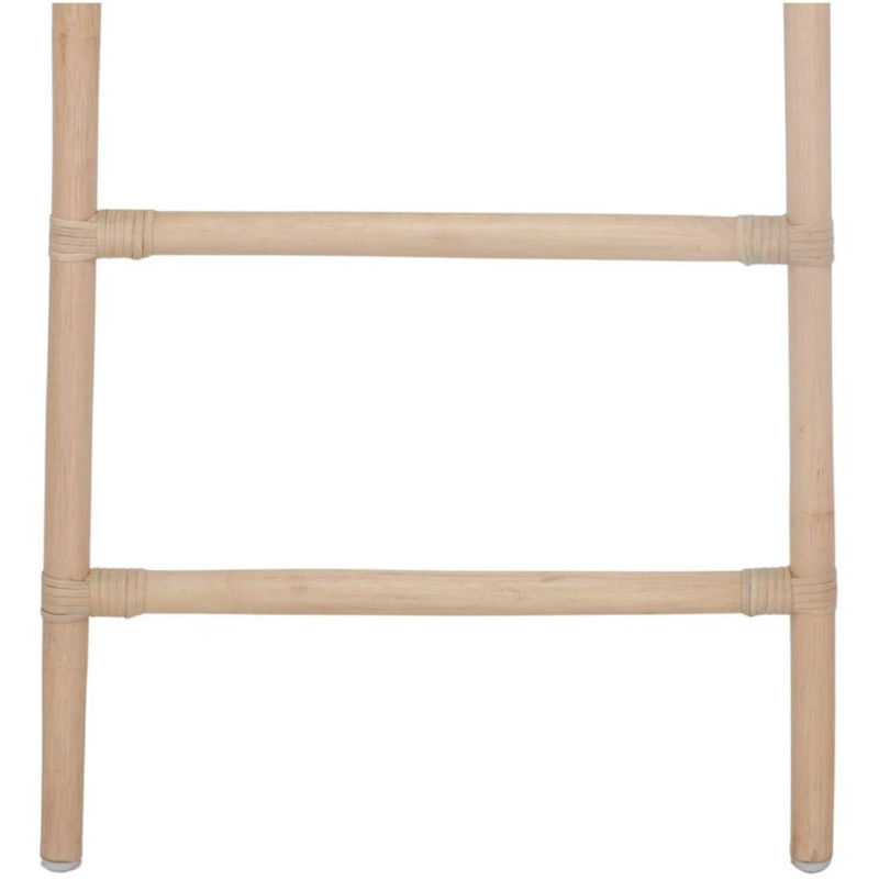 Échelle décorative rotin naturel porte-serviettes 50x3x152 cm Velmiane  - 5