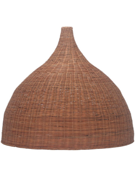 Abat-jour suspension rotin naturel brun 80x70 cm Arvelune  - 1