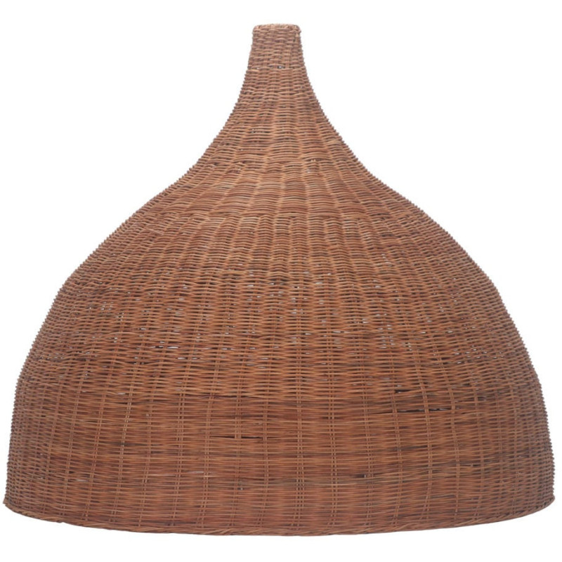 Abat-jour suspension rotin naturel brun 80x70 cm Arvelune  - 1
