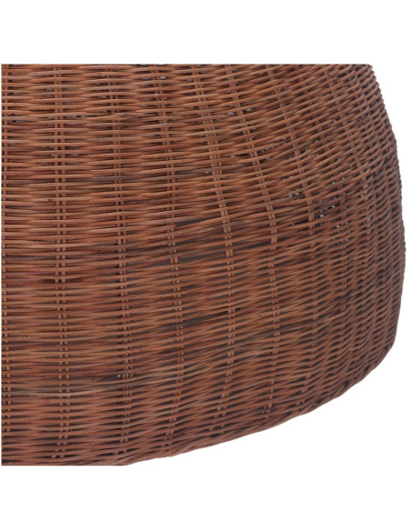 Abat-jour suspension rotin naturel brun 80x70 cm Arvelune  - 3