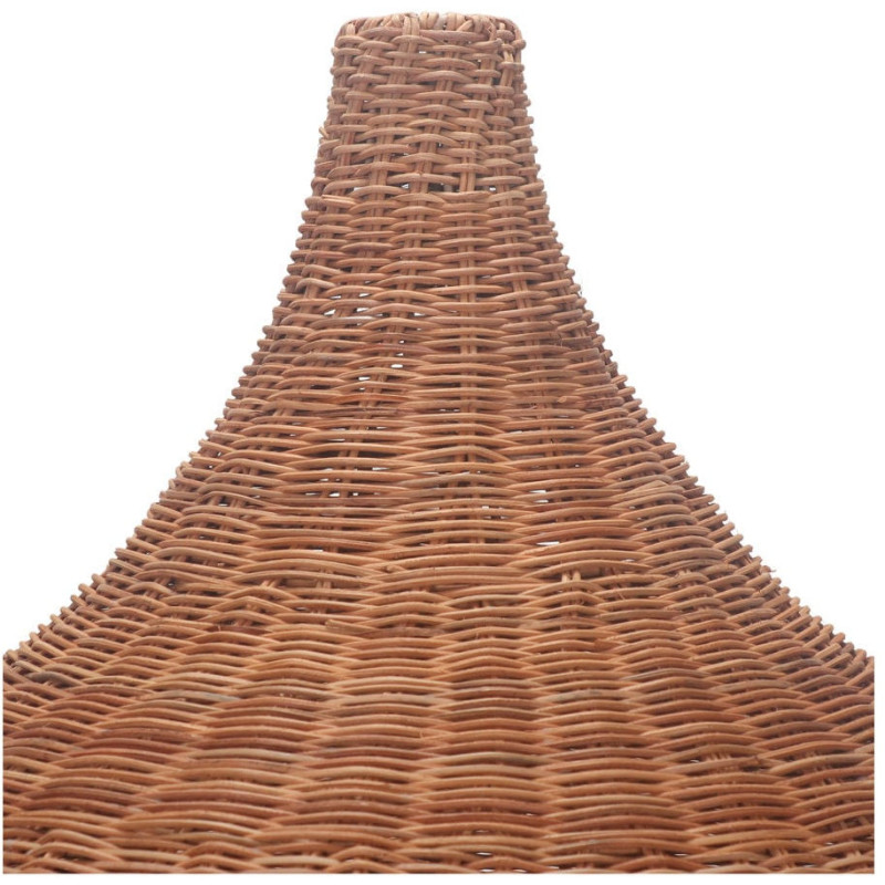 Abat-jour suspension rotin naturel brun 80x70 cm Arvelune  - 4