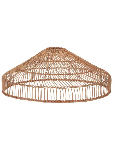 Abat-jour suspension rotin naturel miel 80x60x23 cm Soragna  - 1