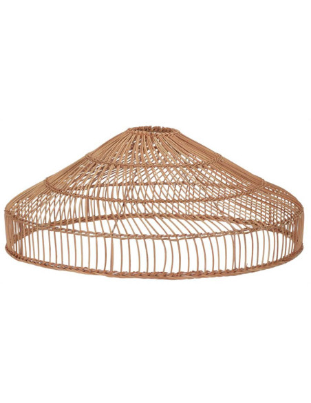Abat-jour suspension rotin naturel miel 80x60x23 cm Soragna  - 1