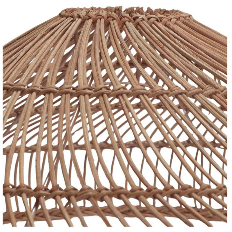 Abat-jour suspension rotin naturel miel 80x60x23 cm Soragna  - 3