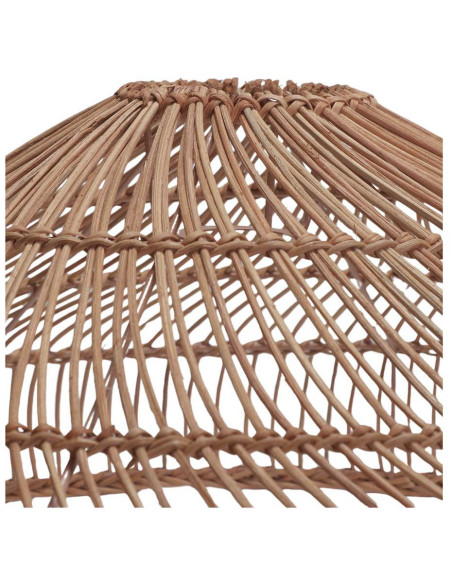 Abat-jour suspension rotin naturel miel 80x60x23 cm Soragna  - 3