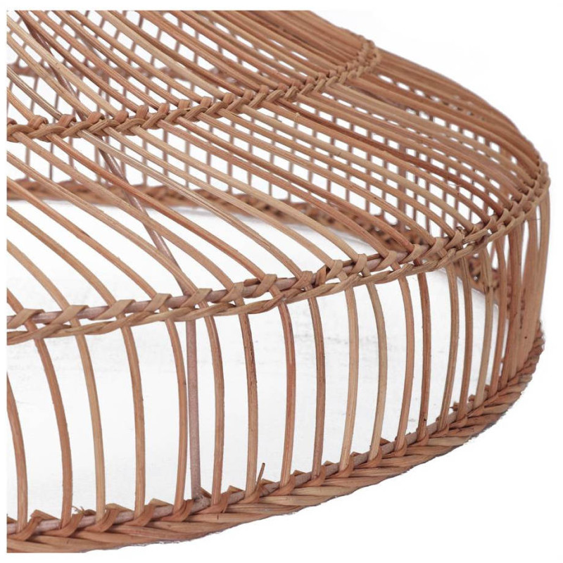 Abat-jour suspension rotin naturel miel 80x60x23 cm Soragna  - 4