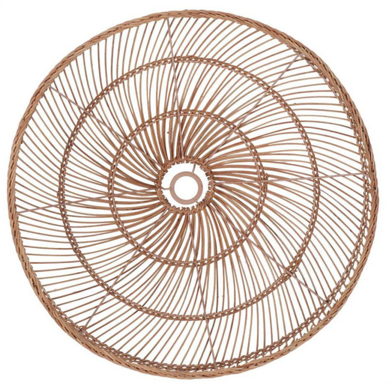 Abat-jour suspension rotin naturel miel 80x60x23 cm Soragna  - 5