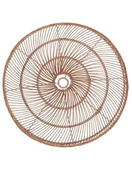 Abat-jour suspension rotin naturel miel 80x60x23 cm Soragna  - 5