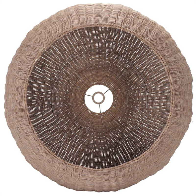 Abat-jour suspension dôme rotin naturel Ø80x65 cm Orivella  - 5