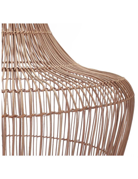 Abat-jour suspension rotin naturel ajouré Ø70x83 cm Ferentino  - 4