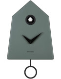 Horloge coucou murale vert jungle 21,5x7,4x35,5 cm Grafico Cuckoo