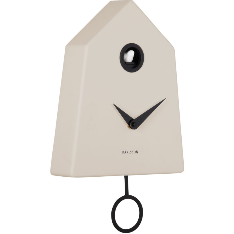 Horloge coucou murale gris chaud 21,5x7,4x35,5 cm Grafico Cuckoo  - 3
