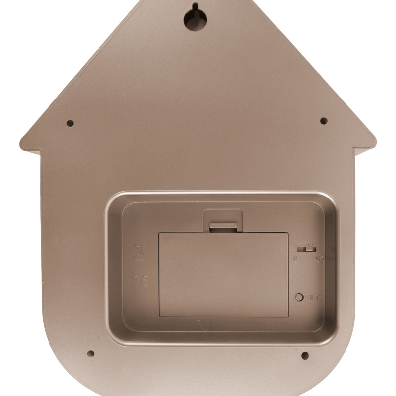 Horloge coucou murale or rose métallisé ABS 21,5x8,5x41 cm Cuckoo Metallic Karlsson - 5