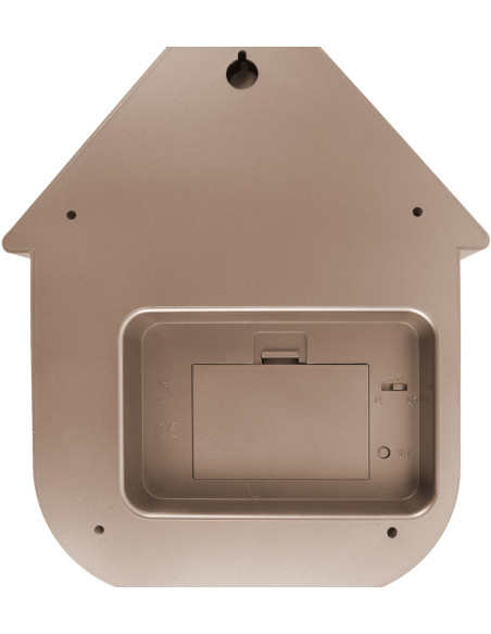 Horloge coucou murale or rose métallisé ABS 21,5x8,5x41 cm Cuckoo Metallic Karlsson - 5