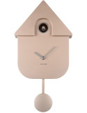 Horloge coucou murale or rose métallisé ABS 21,5x8,5x41 cm Cuckoo Metallic