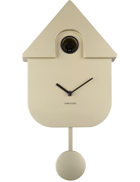 Horloge coucou murale dorée ABS 21,5x8,5x41 cm Cuckoo Metallic Karlsson - 1