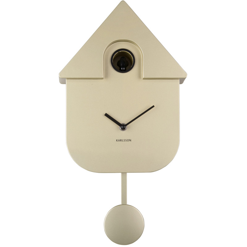 Horloge coucou murale dorée ABS 21,5x8,5x41 cm Cuckoo Metallic Karlsson - 1